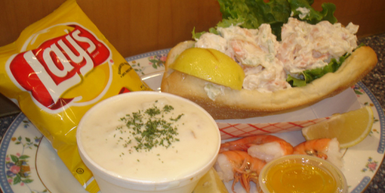 Shrimp Salad Roll Special
