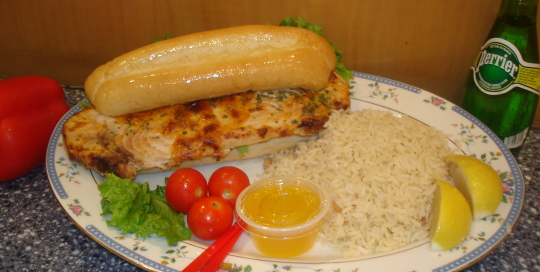 Sword Fish Steak Sandwich